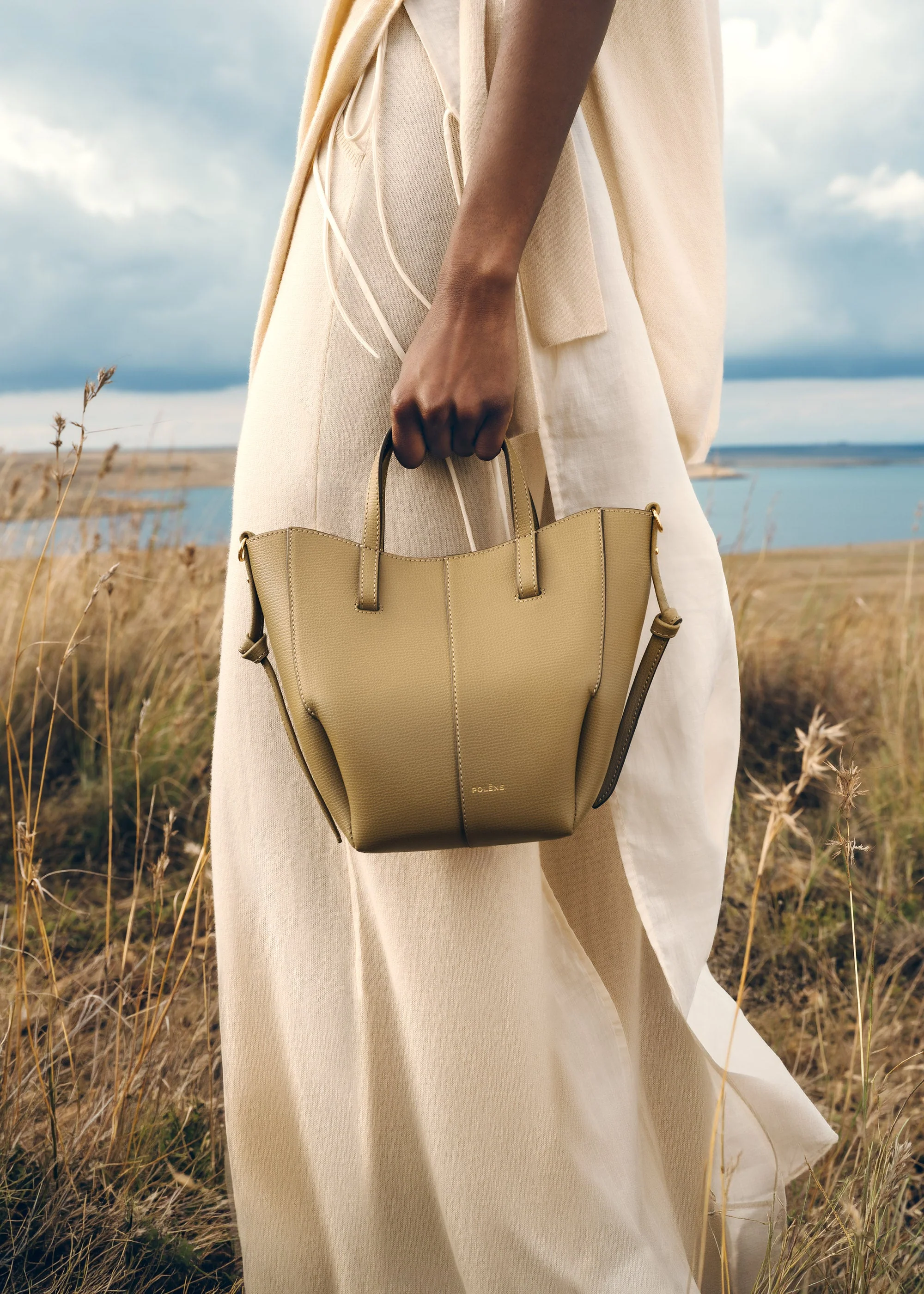 Cyme Tote Nano - Textured Smoky Olive - Image 4