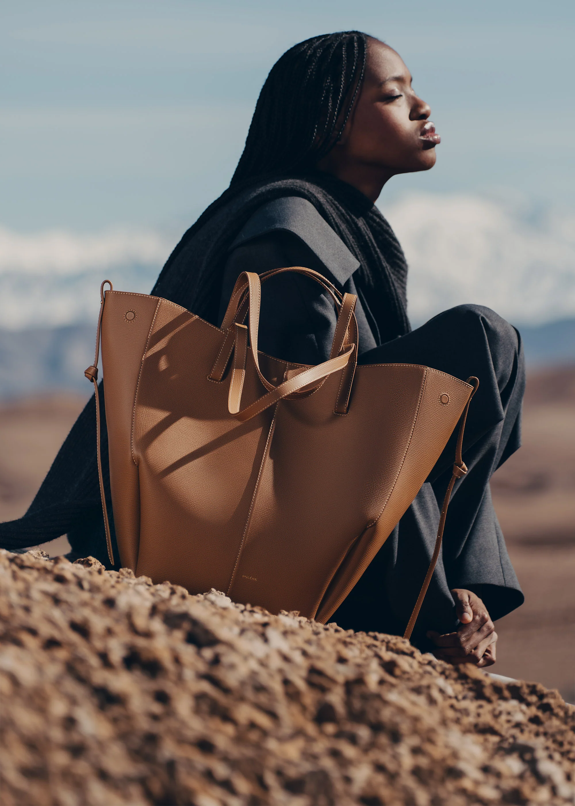 Cyme Tote - Textured Camel - Image 6
