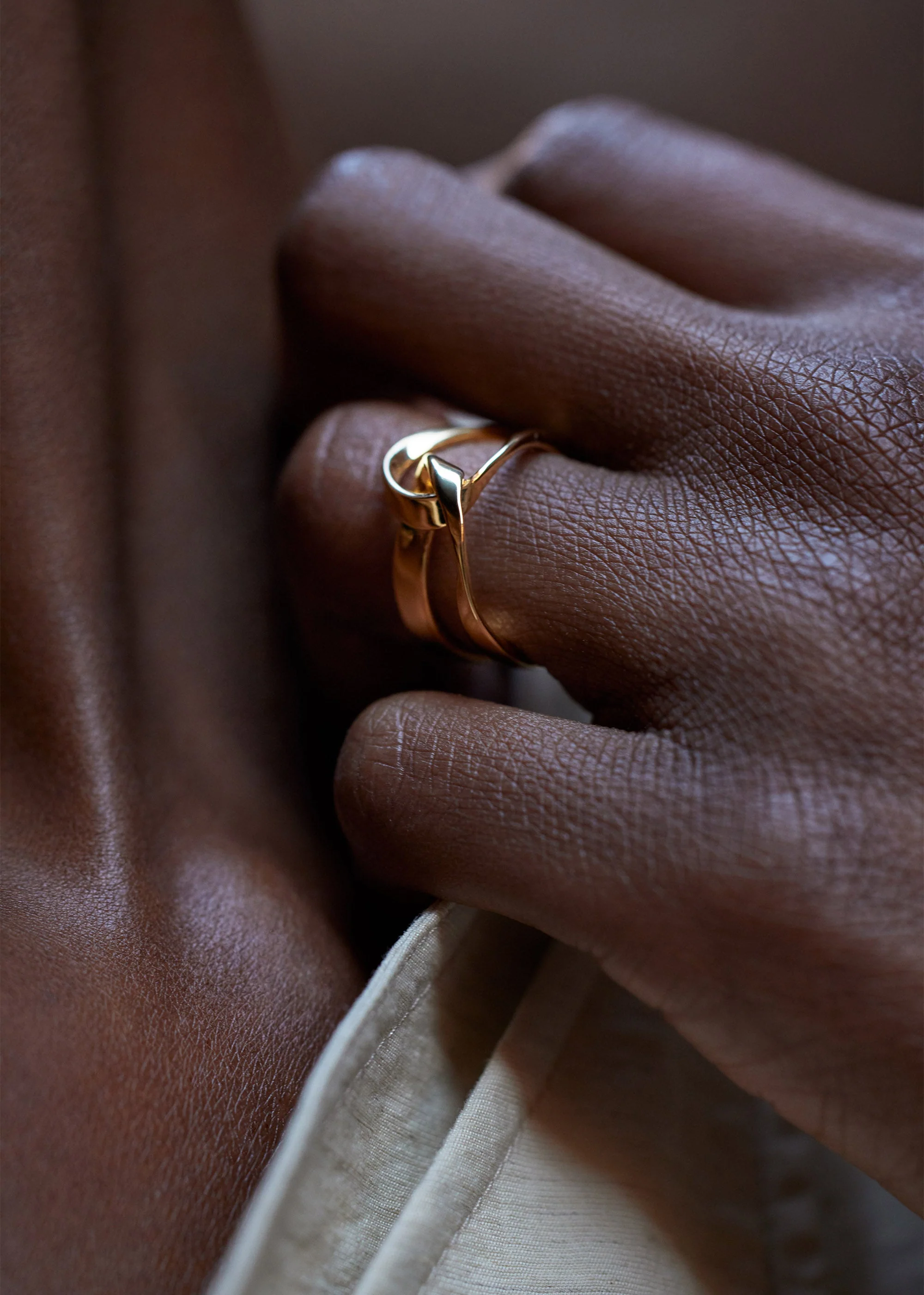 Éole Ring - 24 carat gold-gilded - Image 3