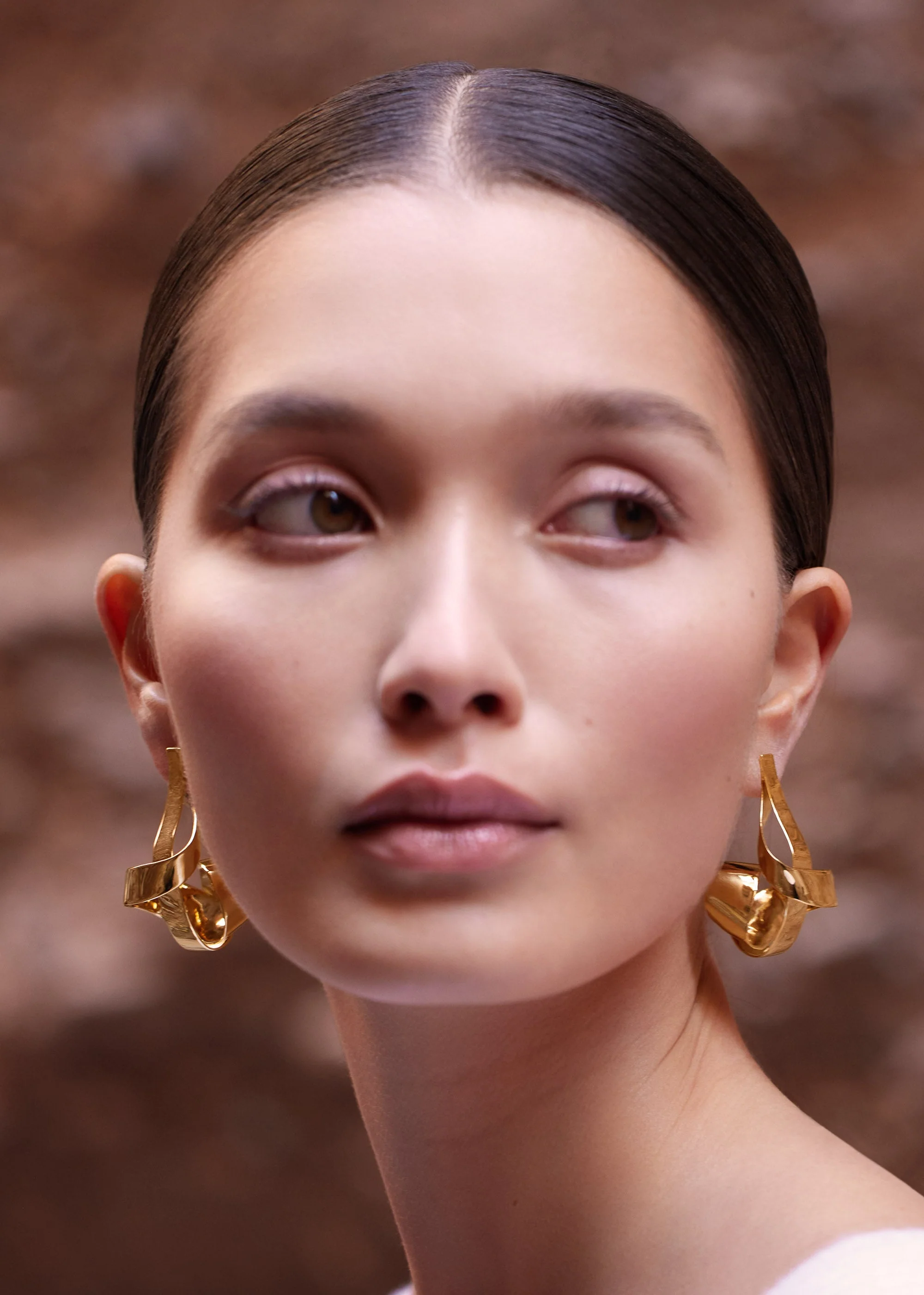 Éole Spiral Earrings - 24 carat gold-gilded - Image 7