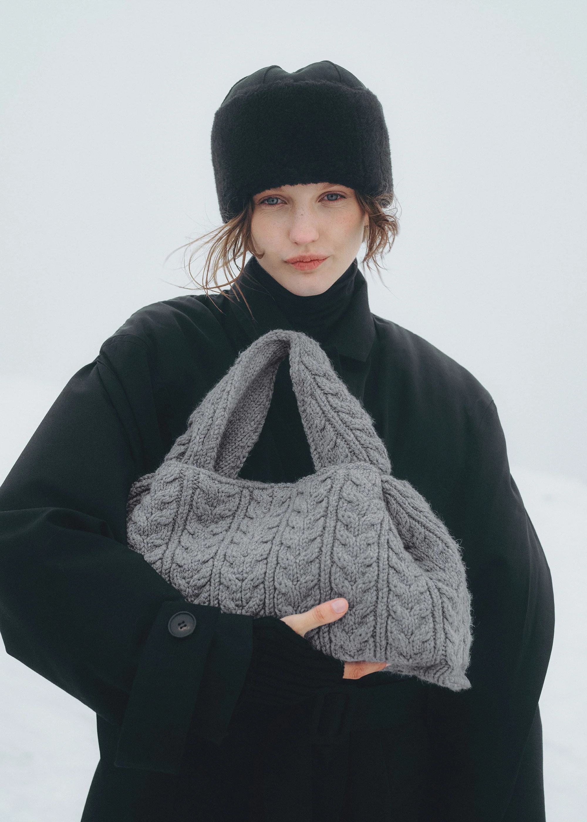Numéro Neuf Large - Merino Stone - Image 3